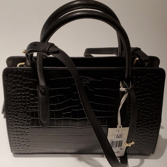 Radley London Croc Leather Liverpool Handbag NWT - Picture 8 of 11